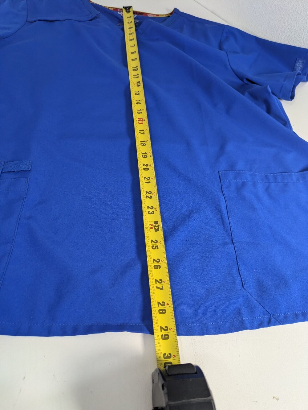 Dickies EDS Essentials Stretch Scrubs Set 2XL Unisex Blue Top & Pants Medical - Picture 7 of 14